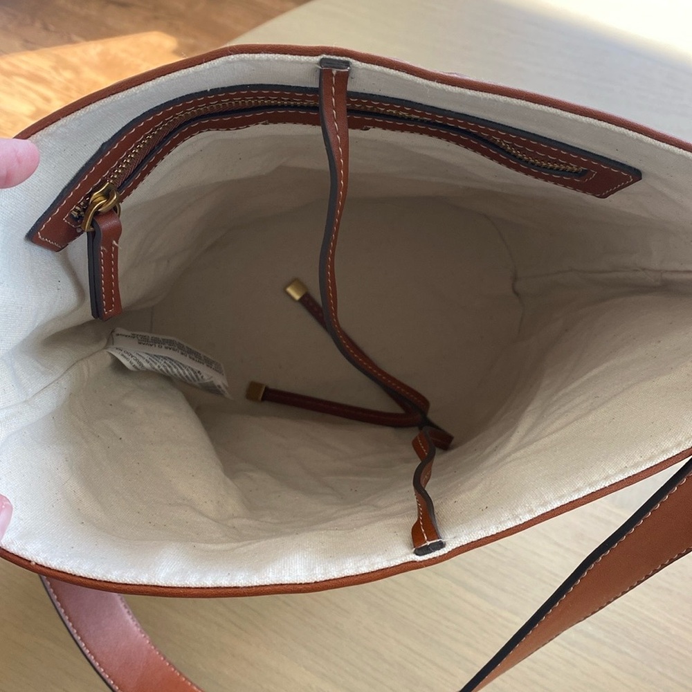 Mango Brown and Cream Women's Bag - Picture 6 of 13